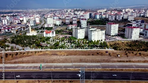 Mobile Communication Tower Providing Network Coverage in City
