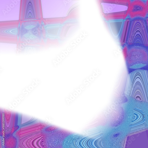 An abstract wavy gradient blur burst overlay background border vignette design element.