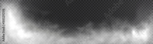 Light white fog puff isolated on transparent PNG. Realistic studio smoke enhances atmosphere. Ideal for subtle effects and clean compositions.