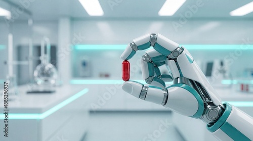 A robotic hand delicately h...