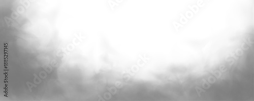 Realistic white smoke cloud isolated on transparent background. Soft fog texture looks light and natural. Perfect for overlays, visual effects, and clean modern designs.