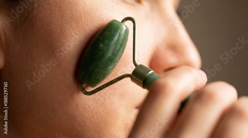 A close-up captures a perso...