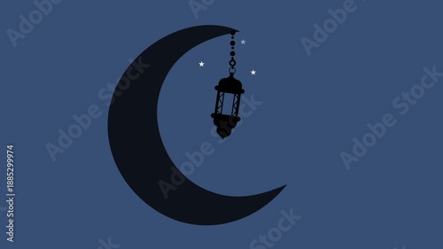 Hanging lantern animation inspired by Islamic and Ramadan celebrations. Soft moving lantern decorations suitable for Eid Mubarak greetings religious events festive backgrounds social media 