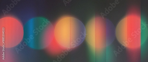 Generative AI, Vintage Gradient Light Blur with Soft Bulb Radiance
