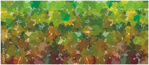 vector abstract background with vine leaves