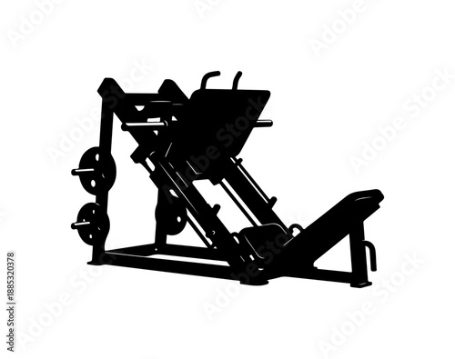 Hack Squat Machine for Strength Training
