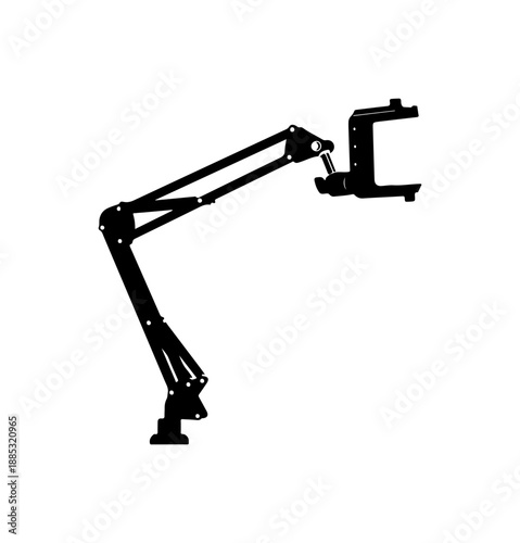 Adjustable Arm Lamp with Clamp