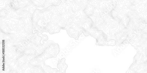 Black and white lines seamless Topographic map patterns, topography line map. Vintage outdoors style. The stylized height of the topographic map contour in lines and contours isolated on transparent.