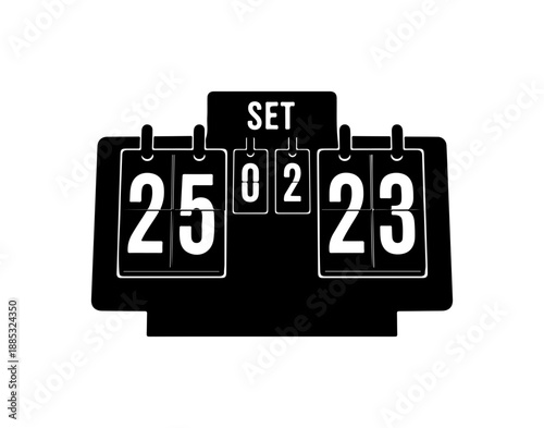 Vintage Countdown Timer Design
