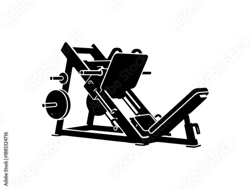 Leg Press Machine in Gym Equipment