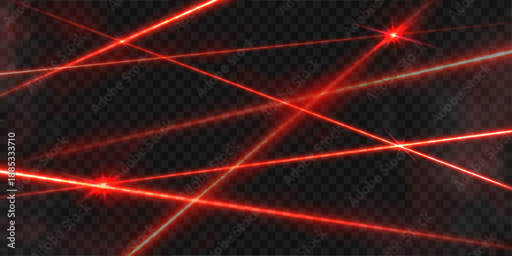 Naklejka premium Bright neon laser streaks in multiple colors crisscross a dark backdrop. Perfect for digital art, music event visuals, or futuristic designs. Adds dynamic motion, vivid light, and energy.