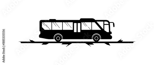 Bus Traveling on Road