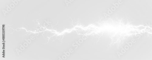 Bright white electric streaks pulse with neon energy, leaving a luminous trail of sparks. Motion and intensity are amplified by glowing arcs. Perfect for storm or action visuals. PNG