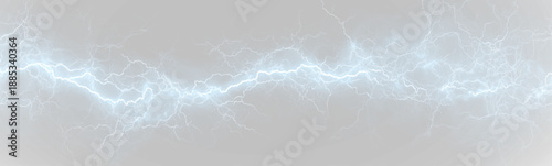 A flowing blue electric streak twists elegantly across the scene, leaving sparks and glowing neon trails. Motion and energy are emphasized by radiant lightning colors. Perfect for dynamic visuals. PNG