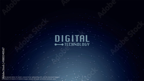 Semiconductor Bg Circuit. AI Tech Background. Abstract Artificial Line Pattern. Security Digital Data Technology Chip Texture. Blue Light Board Software Concept. Artificial Intelligent Network Banner.