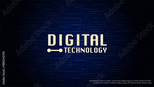 Semiconductor Bg Circuit. AI Tech Background. Abstract Artificial Line Pattern. Security Digital Data Technology Chip Texture. Blue Light Board Software Concept. Artificial Intelligent Network Banner.