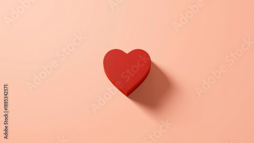 Professional Product Photography of a Blank Heart-Shaped Box for Jewelry