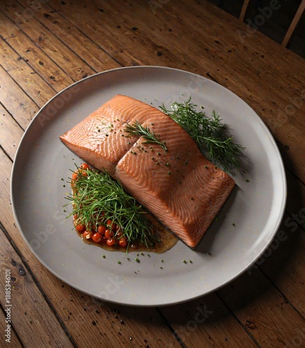 Vibrant Salmon Ready for Creation