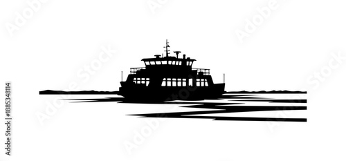 Ferry Boat on Calm Waters