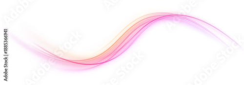 Neon light streaks flow freely on a transparent background, inspired by technology and motion. Radiant paths feel clean and futuristic. PNG overlay.