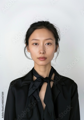 Hong Konger business woman portrait photo face.