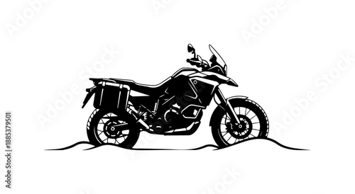 Motorcycle, bike, motorcycle silhouette, black motorcycle icon, vector motorcycle