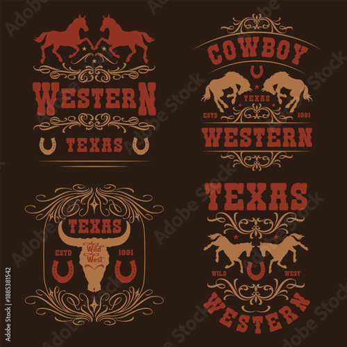 Photos Wild West cowboy designs