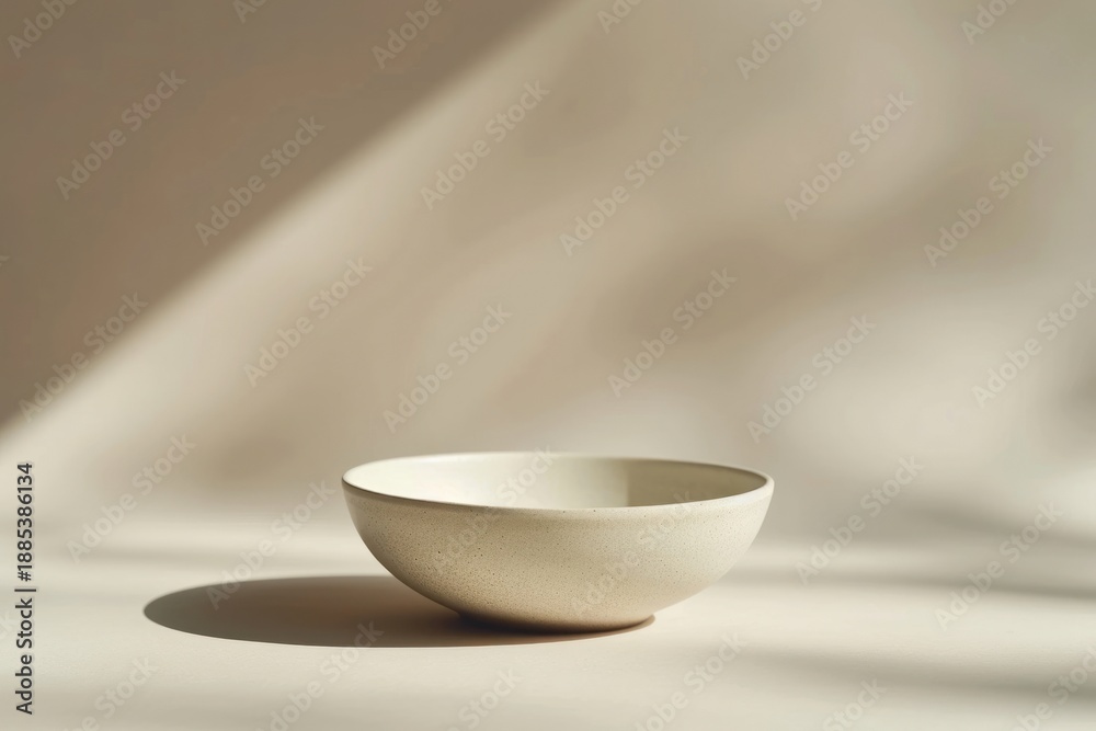 Obraz premium Ceramic bowl porcelain simplicity tableware.