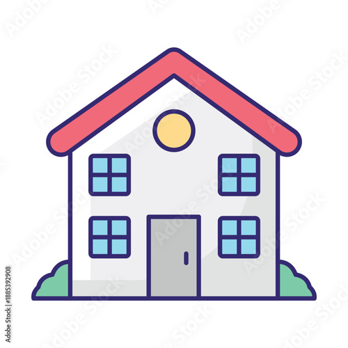 Beach Hut Vector icon which can easily modify or edit