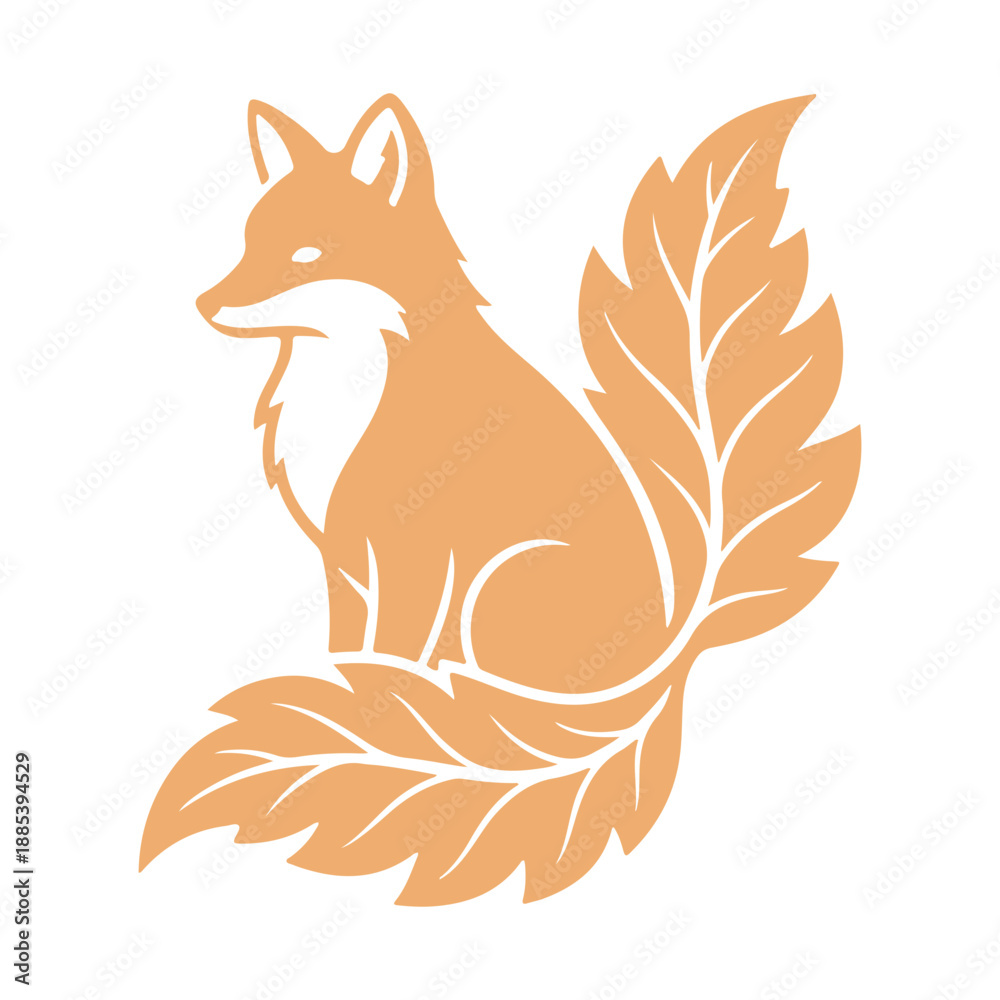 Obraz premium Fox icon silhouette isolated vector images of wild animals. Minimalist fox standing silhouette icon for logo and branding .Red fox silhouette set for wildlife and nature projects
