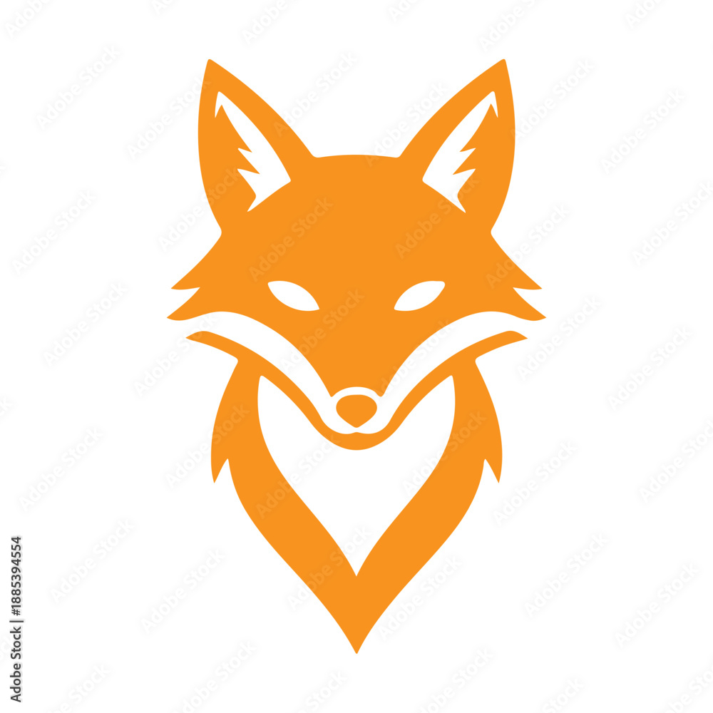 Obraz premium Fox icon silhouette isolated vector images of wild animals. Minimalist fox standing silhouette icon for logo and branding .Red fox silhouette set for wildlife and nature projects