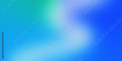 Abstract grainy noise texture teal blue green gradient background with gentle glowing bokeh and soft transitions suitable for web banners digital posters covers wallpapers