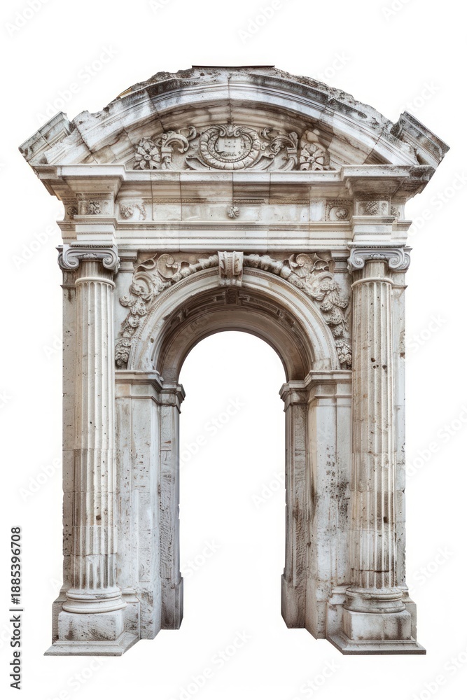 Obraz premium Ancient marble archway architecture