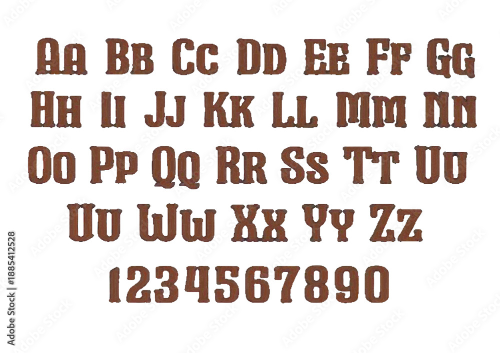 Obraz premium fresh cute new font, suitable for all project needs