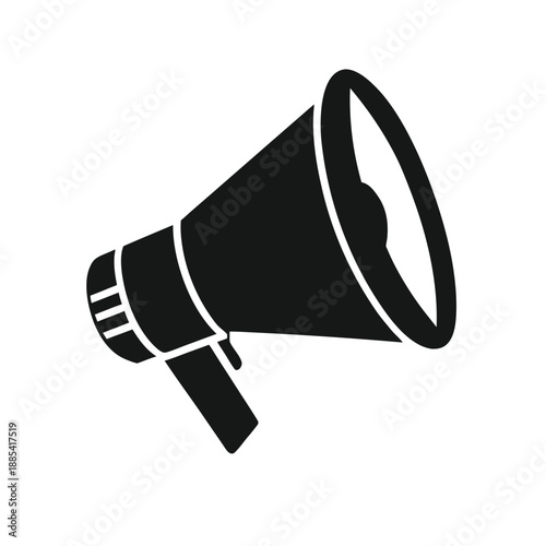 Megaphone Icon for Marketing Announcement and Promotion
