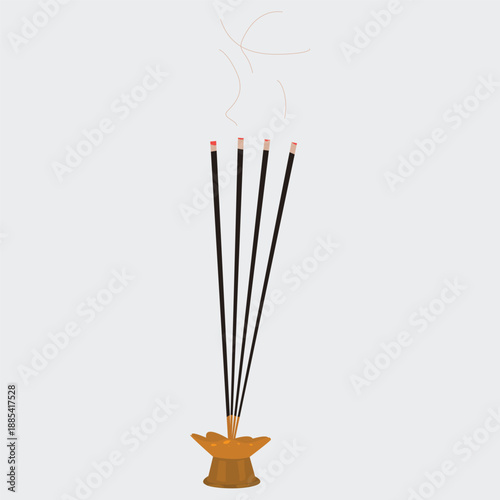 incense sticks and candles