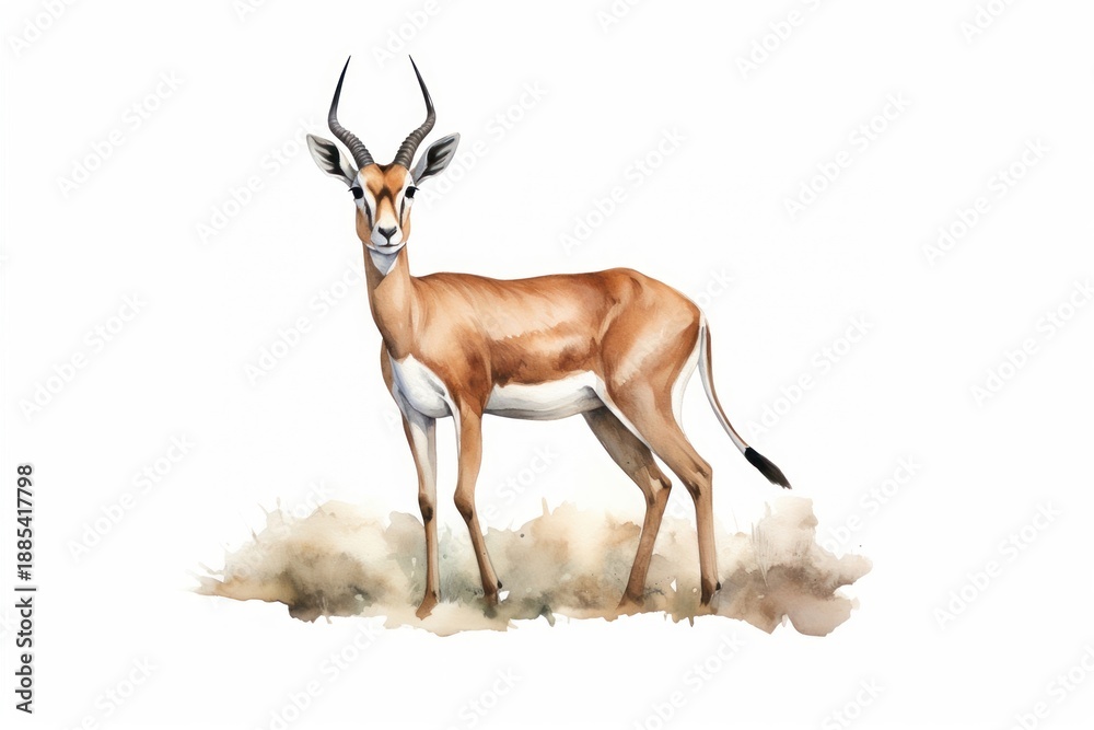 Fototapeta premium Springbok wildlife animal mammal.