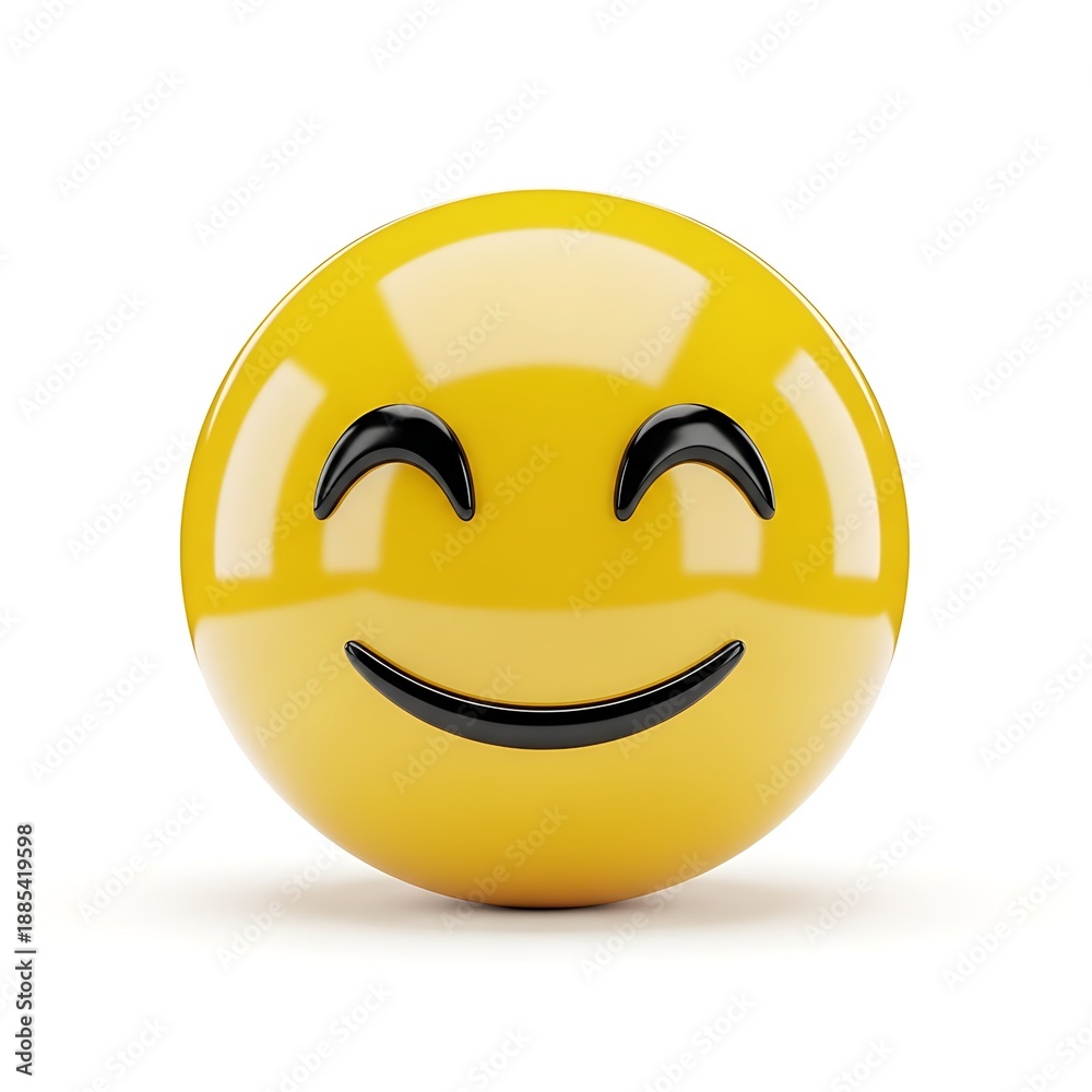 Fototapeta premium 3d smiley face