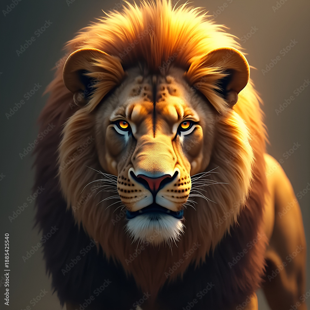 Fototapeta premium portrait of a lion