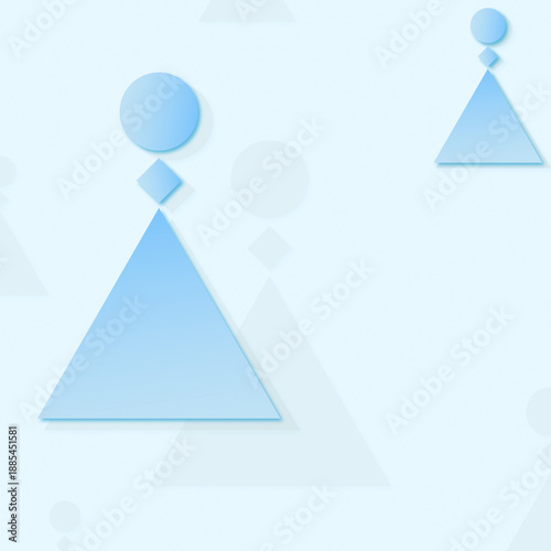 파랑색 특정 무늬를 배경으로 한 이미지