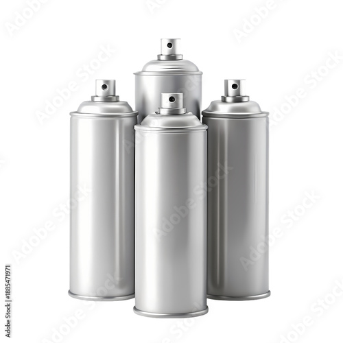 Four Aerosol Cans