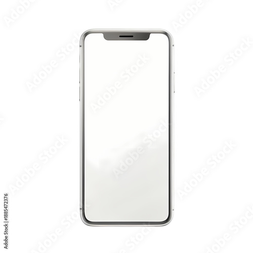 Sleek Smartphone with Blank Screen A Clean Modern Device