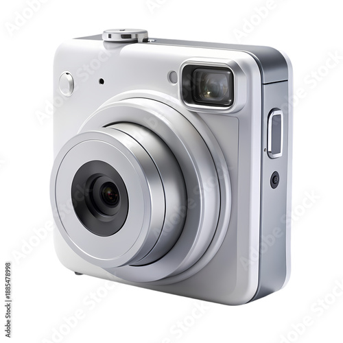 Compact Digital Camera Silver Design