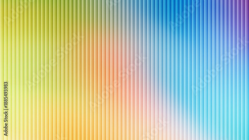 Abstract background with vertical lines and a colorful gradient from warm to cool tones