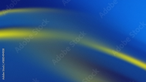 Vibrant blue background with a dynamic, glowing yellow streak creating an abstract effect
