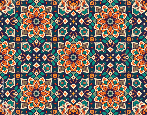 Vector illustration of firefly pattern design