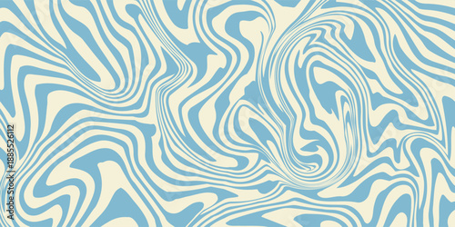 Groovy hippie 70s backgrounds. Waves, swirl, twirl pattern