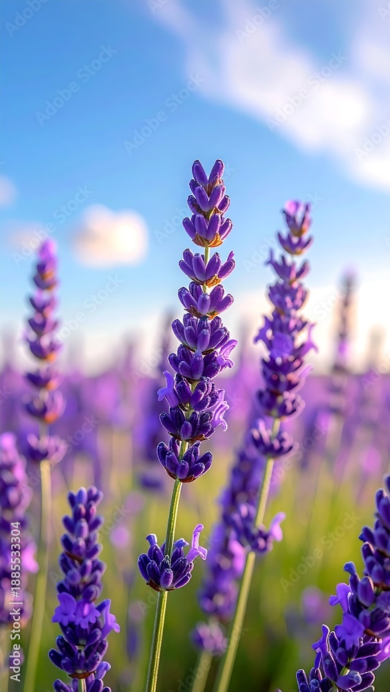 Obraz premium Close-up Lavender Field