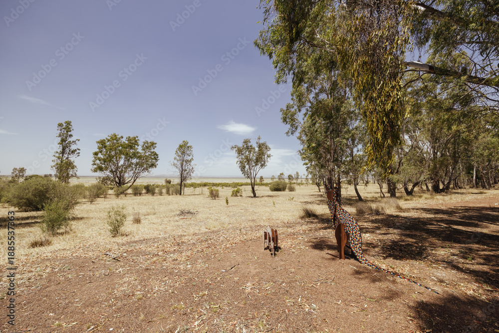 Fototapeta premium Winton Wetlands in Victoria Australia