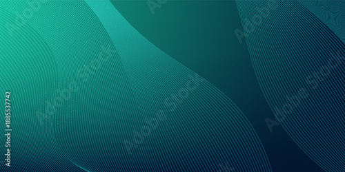 Digital technology speed connect blue green background, cyber nano information, abstract communication.